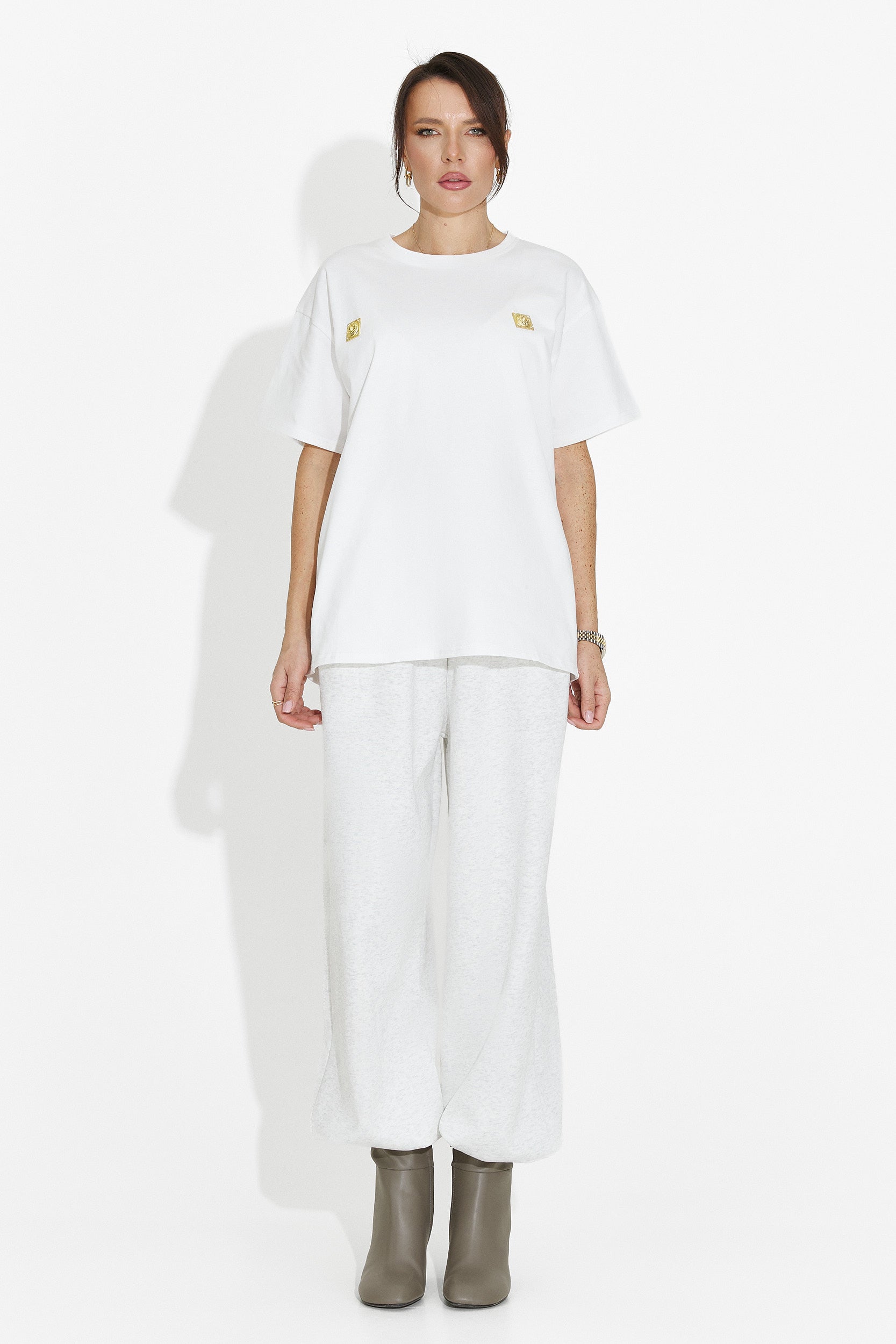 Дамска ежедневна бяла тениска Lunesa Bogas