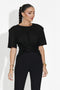 Дамска ежедневна черна тениска Norelia Bogas
