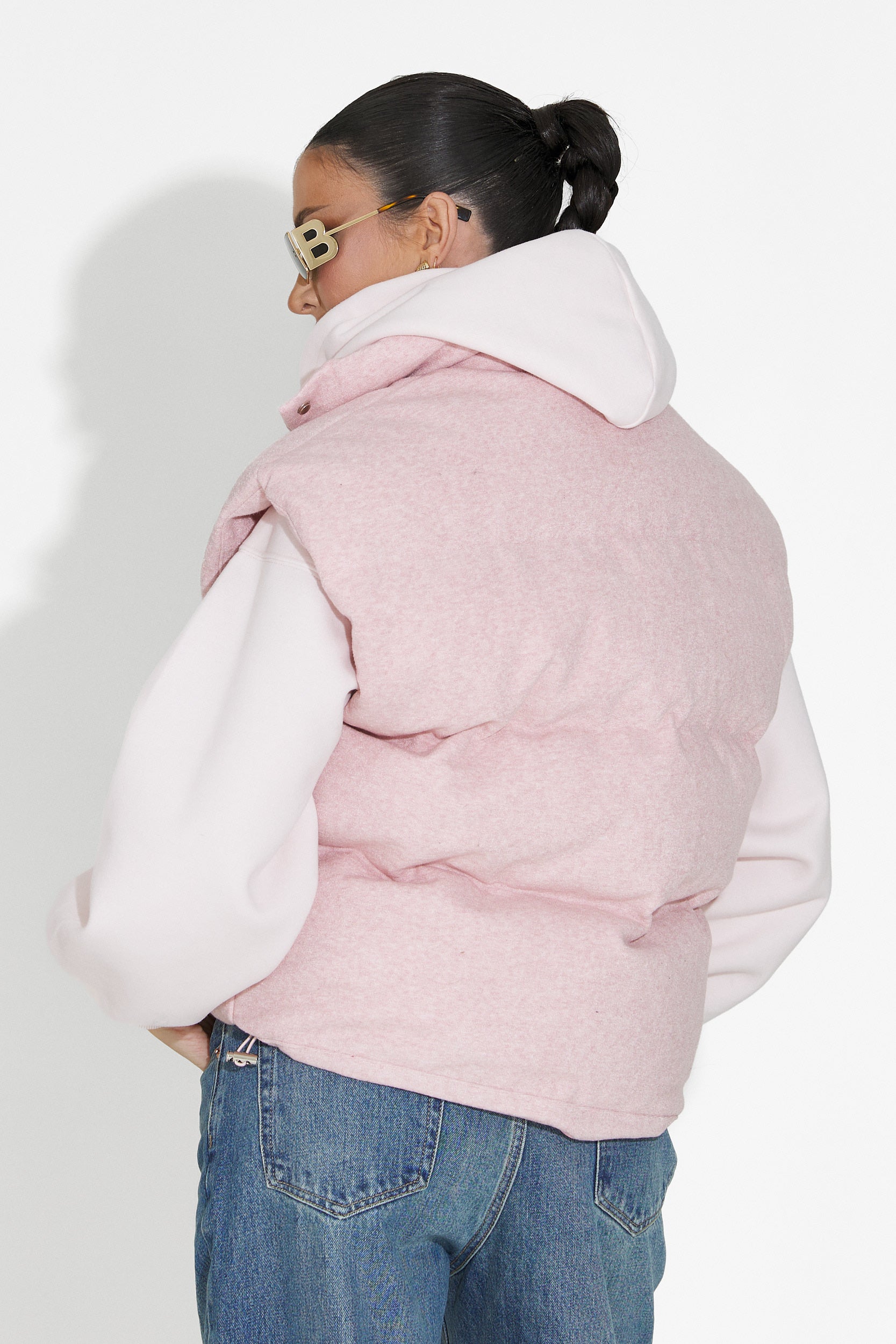 Розова дамска ежедневна жилетка Cendira Bogas