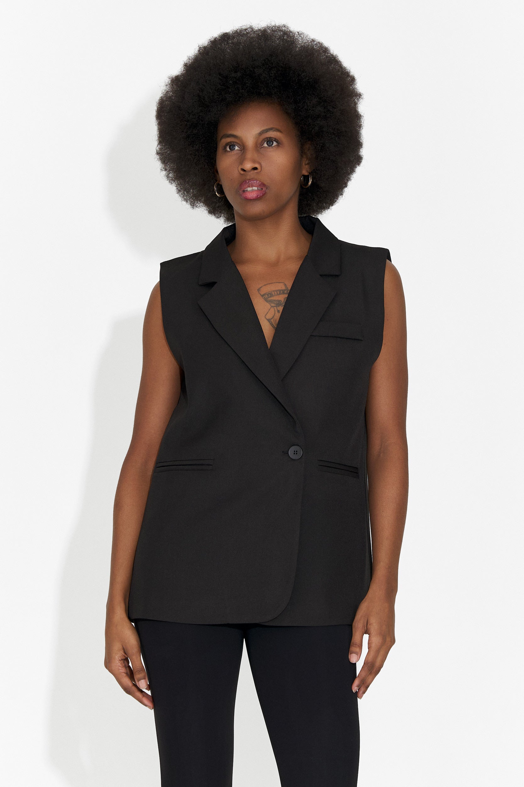 Елегантен дамски елек черен Ciela Bogas